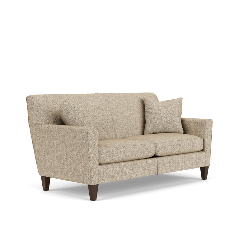 Canapé à accoudoirs arrondis 70 po, Polypropylène / oléfine beige clair