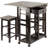 Guyer Solid Wood Kitchen Island Set