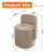 Modern Swivel Vanity Chair with Backrest, PU
