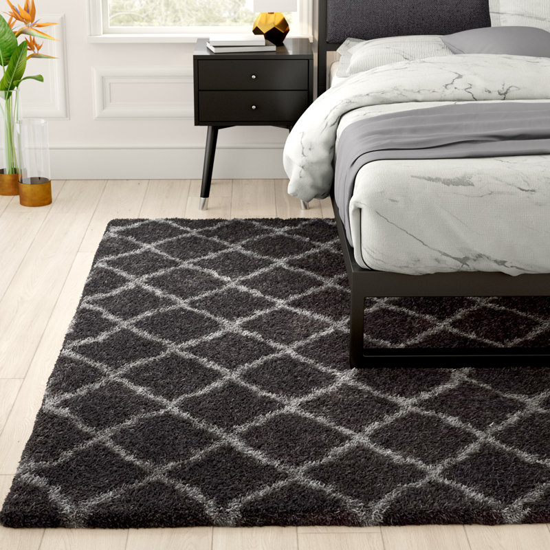 Nanni Indie Shag Performance Geometric Rug, Rectangle 4' x 6'