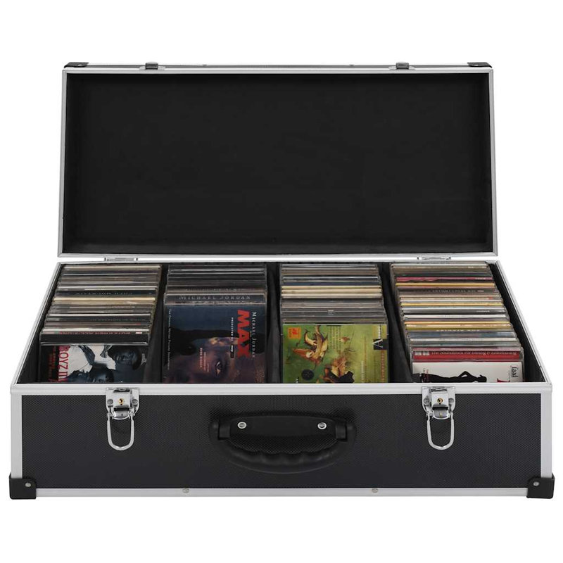  Étui de rangement pour CD pour 80 CD, H 7,28 po x l 22,24 po x P 11,61 po