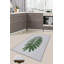 Tapis vert / blanc en polyester tissé à la machine-31472222