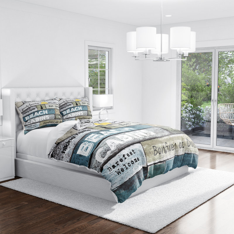 Polyester Duvet Cover, King Duvet Cover + 2 Shams 