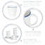 Nicola Spring - White Farmhouse Espresso Cup & Saucer - 90ml