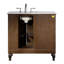 Ensemble de meuble-lavabo de salle de bain simple 38 po Davian