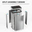 Stainless Steel Motion Sensor, Manual Lift Kitchen Trash Can-119748540