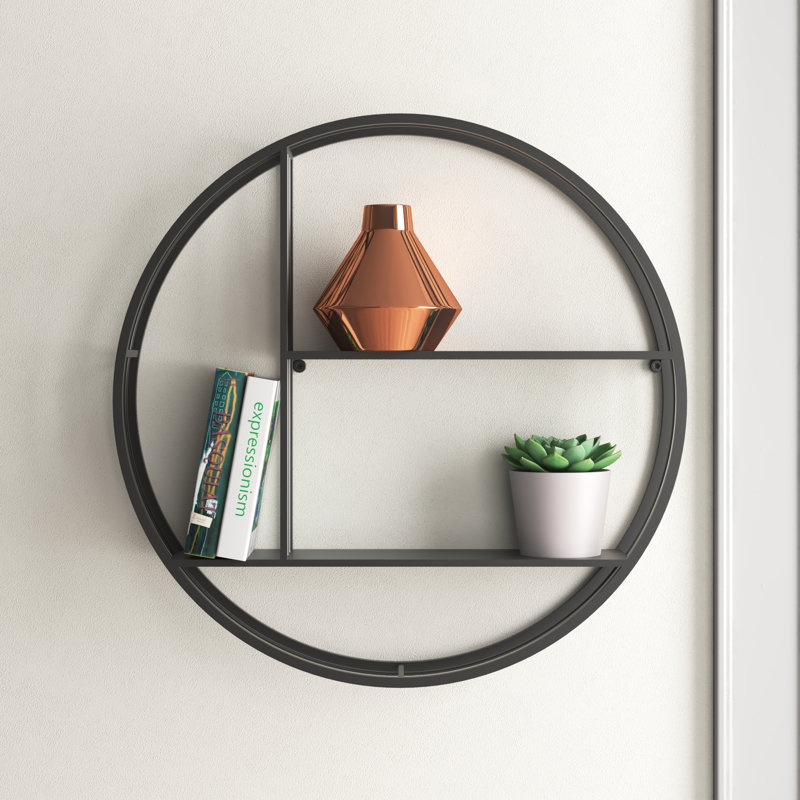 Wingate 3 Piece Circle Metal Accent Shelf