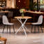 Round Metal Base Dining Table