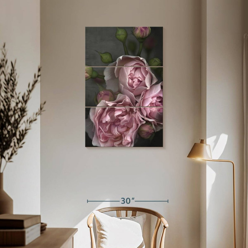 Bouquet de pivoines roses Harnek, H 57 po x l 36 po