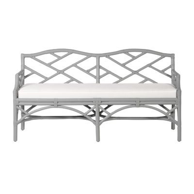 Chippendale Upholstered Bench