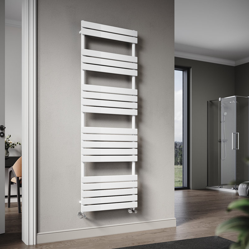 Roverto 19 Wall Towel Rack, White