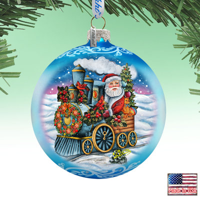 Ornement en forme de boule limitée Santa's Express