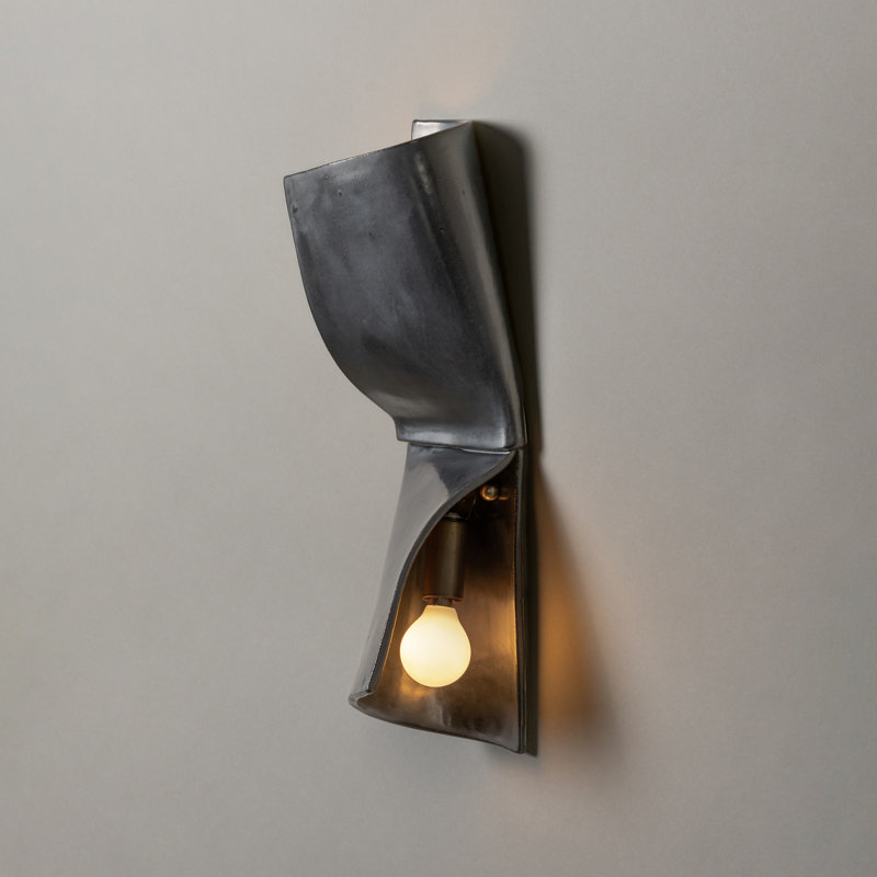 DOUBLE SHAI SCONCE, Graphite