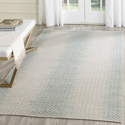 Gretna Hand Woven Cotton Chevron Rug