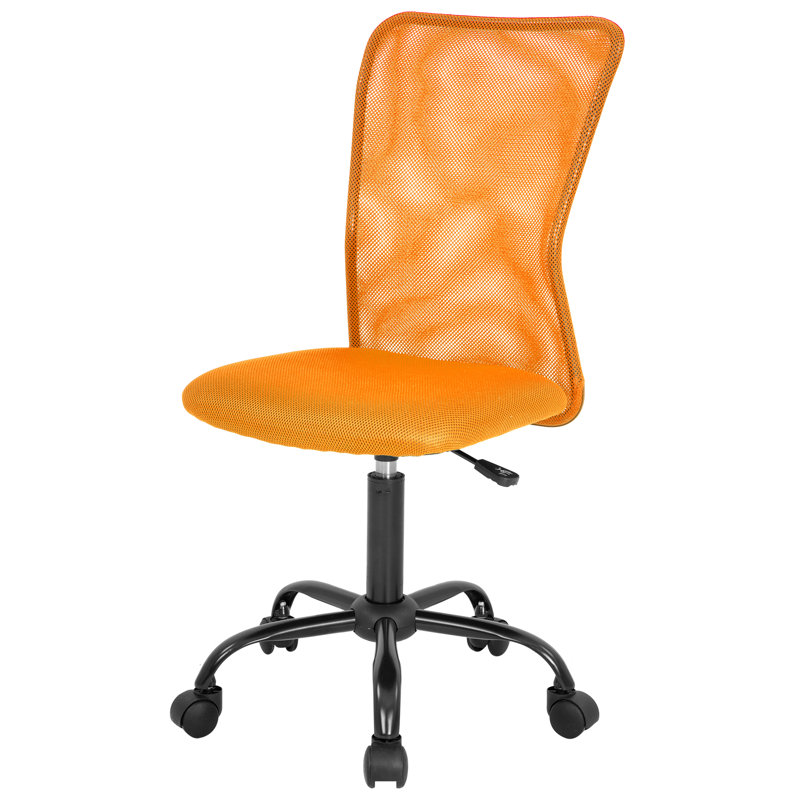 Chaise de dessinateur en maille , Orange