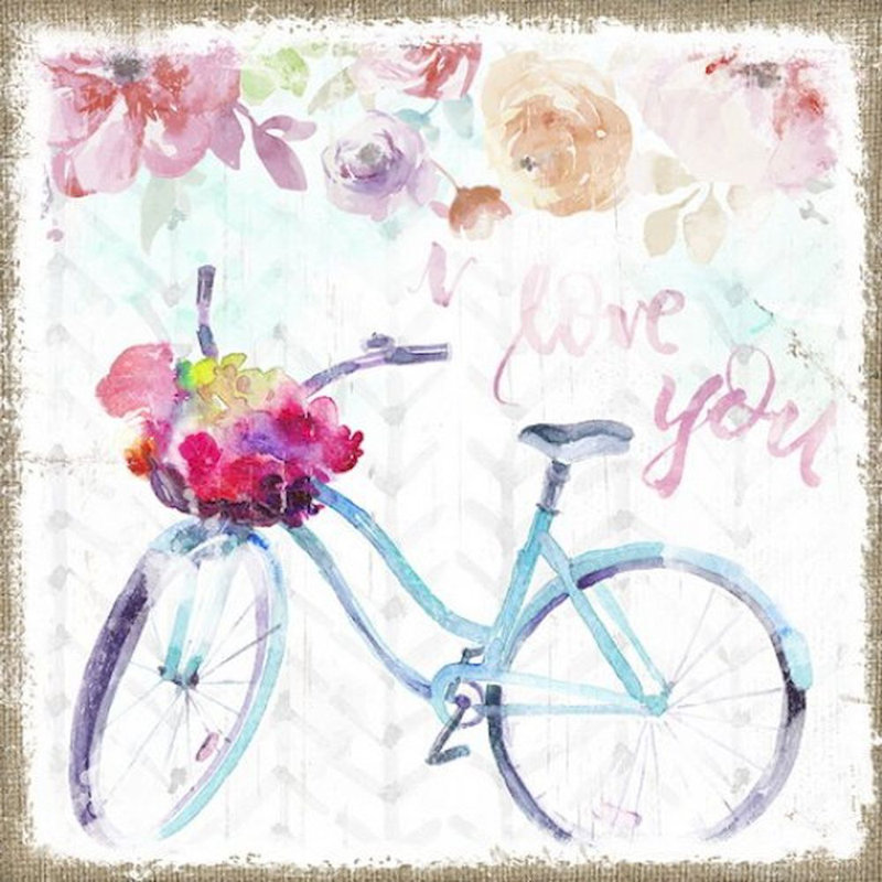 Décoration murale i love you printing