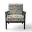 Chaise à accoudoirs rembourrée Minimalist
