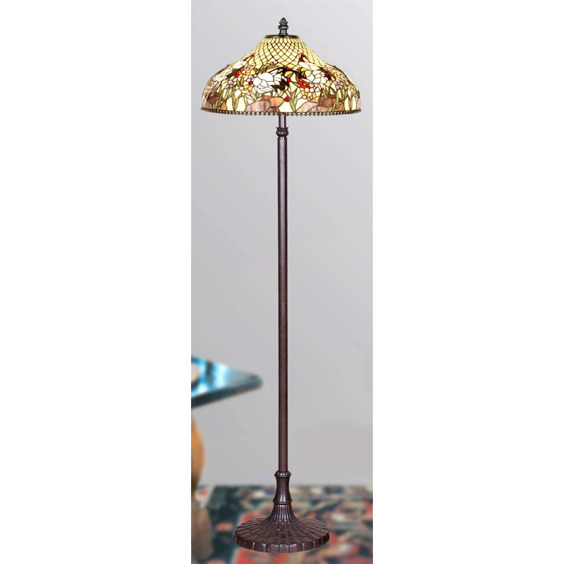 Quam 156cm Bronze Traditional Floor Lamp