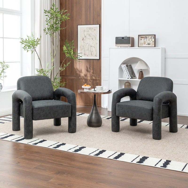 Fauteuil Iryanna, Noir