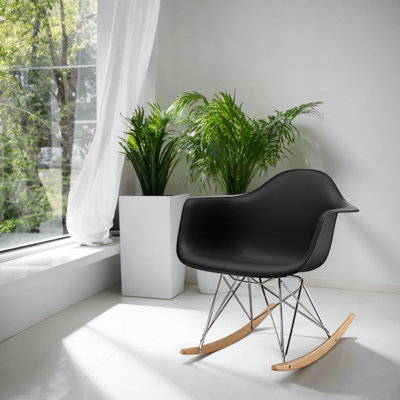 Dilan Plastic / Acrylic Rocking Chair