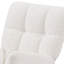 Chaise berçante rembourrée avec dossier haut Comfy
