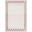 Tapis beige à bordure géométrique moderne lavable à la machine Bakersfield-666963616