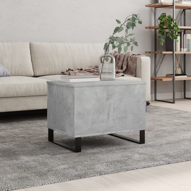 Table basse vidaXL, Gris béton