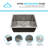KBFmore Double Bowl Tight Radius Stainless Steel Kitchen Sink Only-89710343-89710345