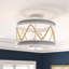 Plafonnier semi-encastré 3 lumières 14,75 po Davy-2069754096