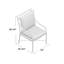 Monaco Patio Dining Armchair with Cushions-503527678-434722128-408738750