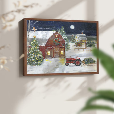 Homestead Holiday - Imprimé encadré - Restickable