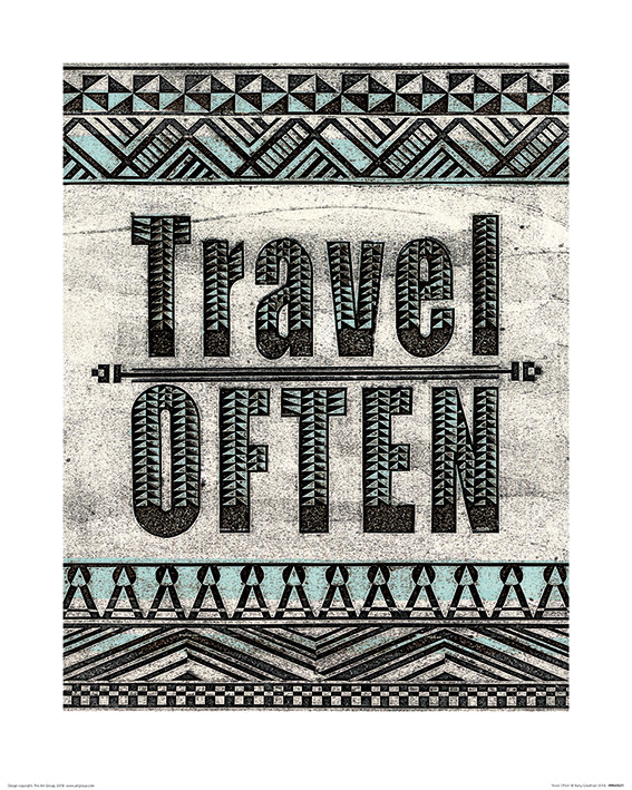 Travel Often - Print on Canvas, Paper