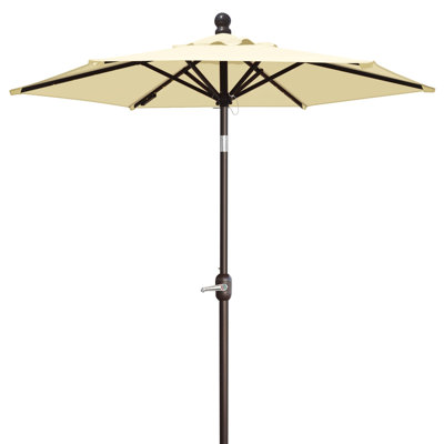 Parasol à DEL incliné pour l'extérieur