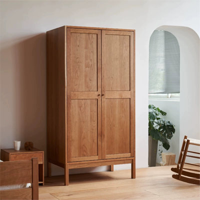 Armoire moderne en bois massif minimaliste