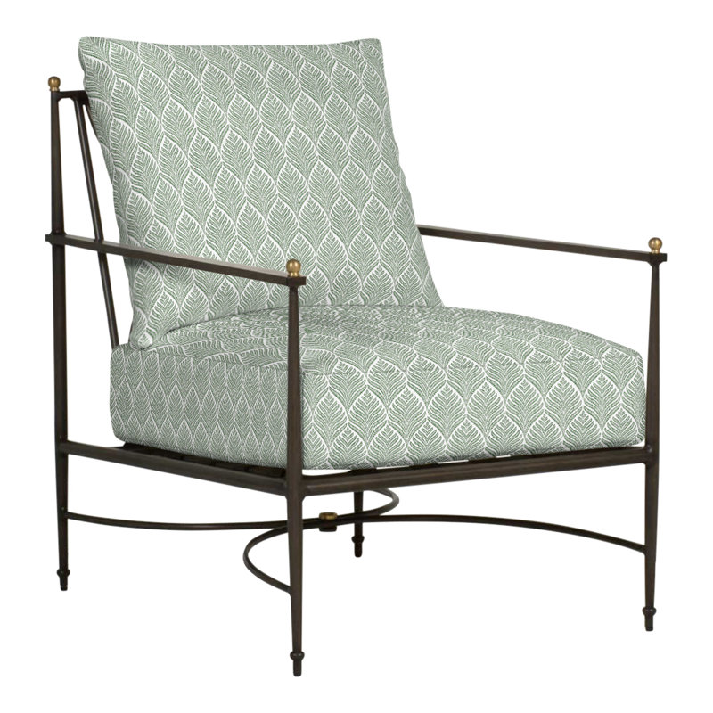 Roma Patio Chair with Cushions, No Welt, Perigold Linnaeus Spring
