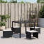 Bay Isle Home? Tabourets de patio avec coussins 4 pièces 15,7 po x 15,7 po x 13,8 po-182342562-182342563