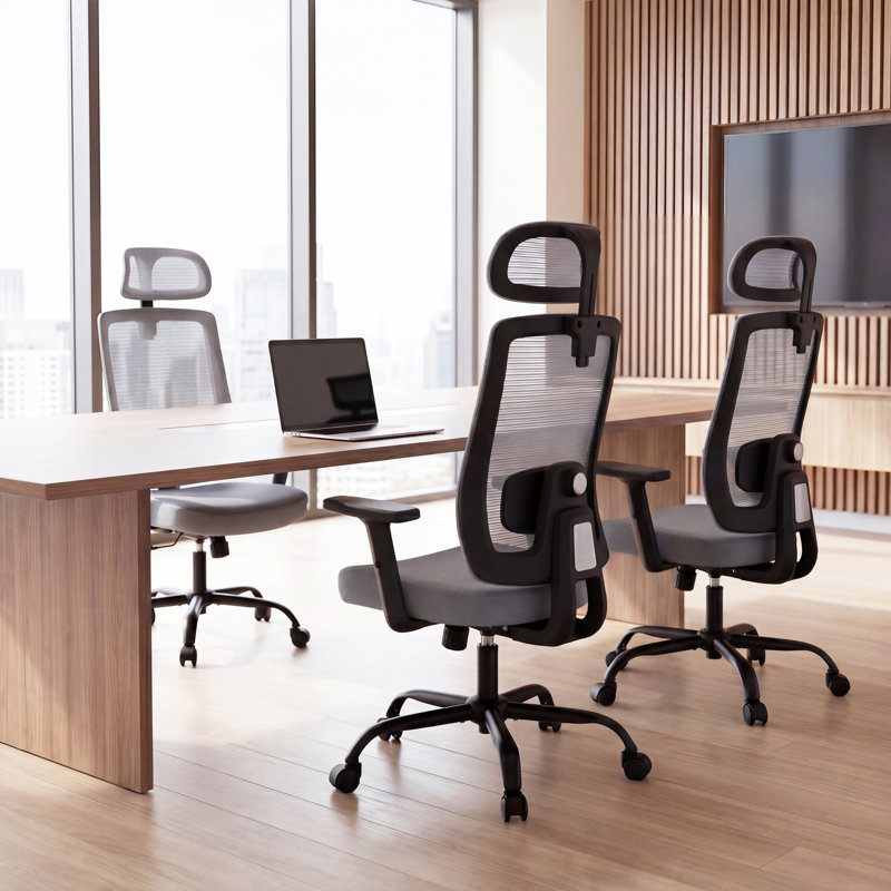 Ergonomic Mesh Office Task Chair, Gray