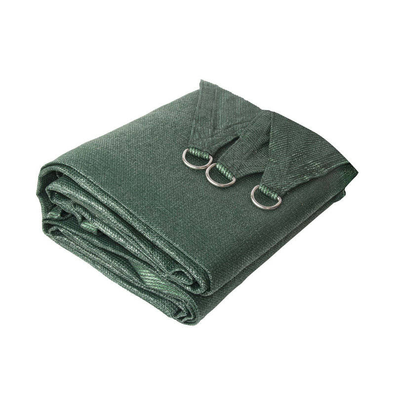 Voile d’ombrage triangulaire 16', Vert