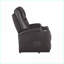 Fauteuil inclinable électrique avec 2 porte-gobelets | Noyer brun | Similicuir