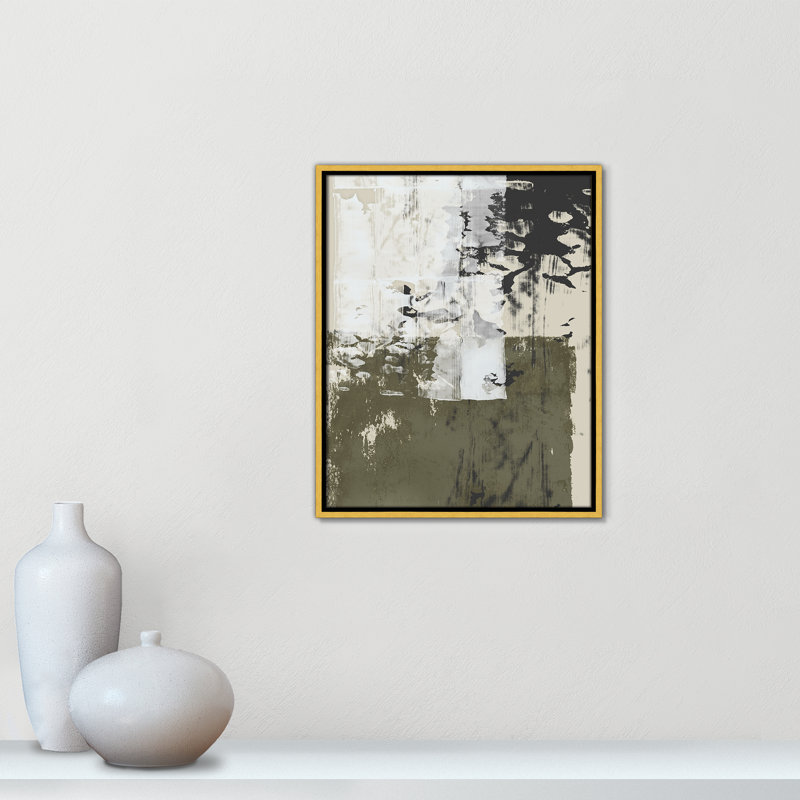 «Reflections In Sage II» par Isabelle Z, Or, H 21,5 po x l 17,5 po