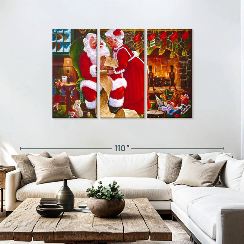 Lelend Mr. And Mrs. Claus, 48" H x 74" W