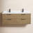 San Diego 55'' Double Bathroom Vanity with Engineered Stone Top-906221439-906221434