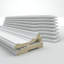 94 1/2"L Ashford Scalloped Panel Traditional Wainscot Panelling Kit