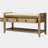 Meirav Shoe Rack with Cushioned Seat and Drawers, Multipurpose Entryway Storage Bench-1519688691-1502966607