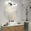 Meuble-lavabo moderne Bloom, noir