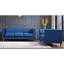 Causeuse en velours capitonné Chesterfield-131454445-131454446