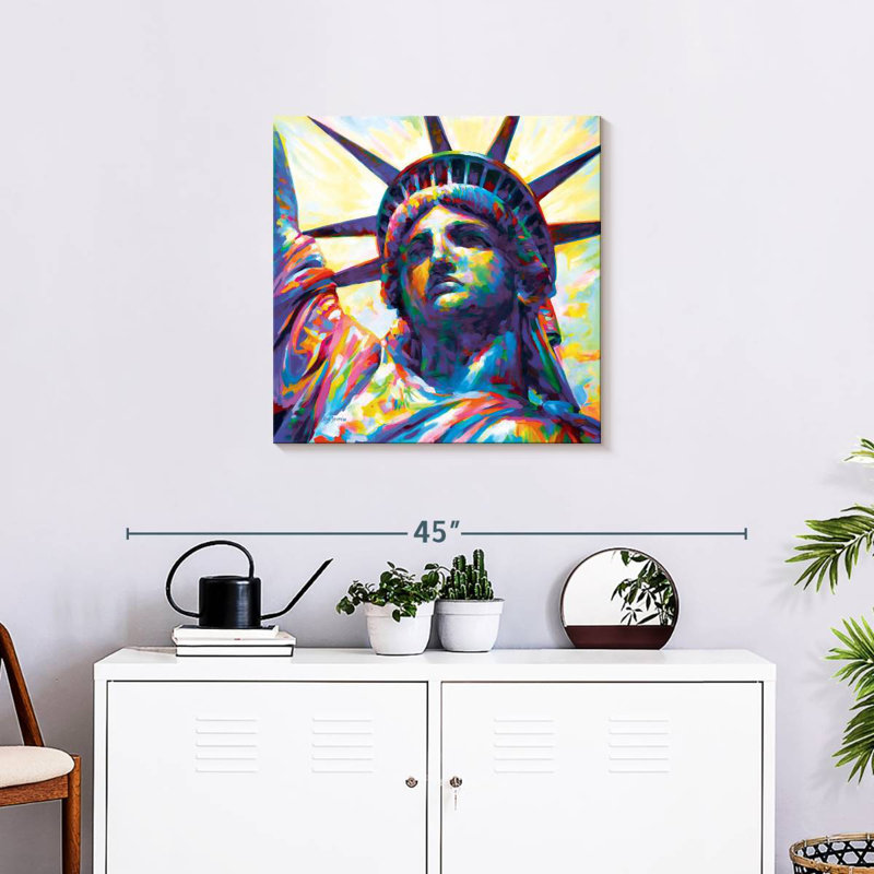 Nicci Lady Liberty Portrait, 24" H x 24" W