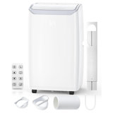 Gaomon 14000 BTUs Portable Air Conditioners with Remote Control, 3-in-1 Portable AC Unit with Fan & Dehumidifier for Room up to 750 sq.ft., Smart/Sleep Mode, 24H Timer, Installation Kit