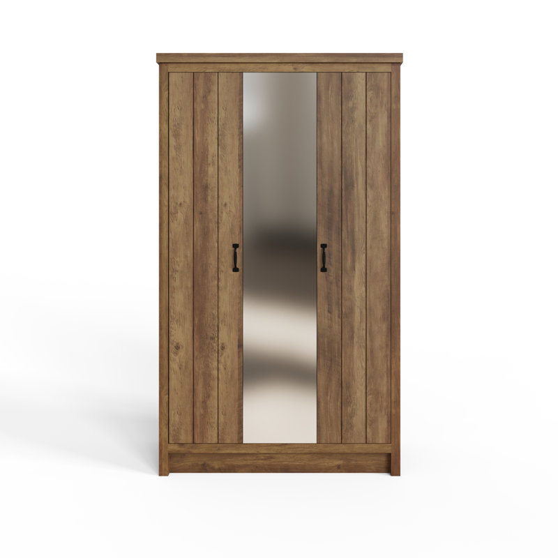 Manufactured Wood Wardrobe, Natural Oak