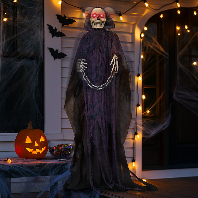 Figurine d'Halloween d'extérieur 6 pi avec décorations d'Halloween